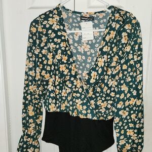 Floral bodysuit
